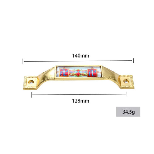 JAYA Aluminum  Alloy Cabinet Drawer Handle Note Shape Handles  Black Small Cabinet Kitchen Door  KNOB