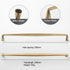 JAYA Antique Brass Finish Cabinet Handles and Knobs Bar Pulls Shell Pull and Ring Pull for Kitchen Wardrobe Drawer Furniture