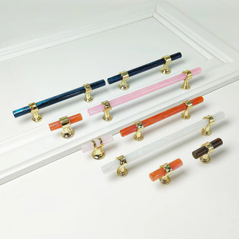 JAYA Factory Wholesale Modern Cabinet Crystal Glass Handle and Knob/cabinet Handles Kitchen Acrylic Door Handles/pull Door Knob