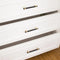 JAYA Nordic Value Black Brass Modern Knurled Handle for Kitchen Cabinet Wardrobe Drawer Shoe Cabinet Doors