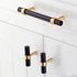 JAYA 2025 High Quality Brass Handle American Modern Gold Black Drawer Cabinet Furniture Hardware Door Handle Knobs
