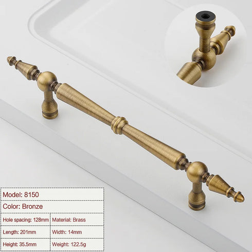 JAYA Factory Direct Sale High Quality Single Hole Drawer Cabinet  Door Handle French Light Luxury Furniture Door Handle