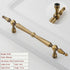 JAYA Factory Direct Sale High Quality Single Hole Drawer Cabinet  Door Handle French Light Luxury Furniture Door Handle