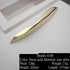 JAYA Modern European Black and Gold Metal Cabinet Pull Handles for Kitchen Drawers Wardrobe and Furniture Doors