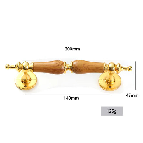 JAYA  Luxury Solid Wood Zinc Alloy Cabinet Door Wardrobe Handle Furniture Drawer Hardware Handle
