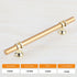 JAYA Gold Zinc Alloy T Bar Cabinet Pull Handles and T Knobs 64 96 128mm for Kitchen Wardrobe Drawer Cupboard