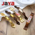 JAYA Aluminum  Alloy Cabinet Drawer Handle Note Shape Handles  Black Small Cabinet Kitchen Door  KNOB