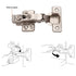JAYA 110 Degree 3D Adjustable Soft Close Self Closing Concealed Cabinet Hinge 35mm Cup Kitchen Furniture Hardware