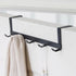 JAYA Wall Mounted Robe Hook Bathroom Brushed Steel Hook Cast Iron Coat Hooks