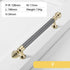 JAYA  Nordic Wind Cabinet Door Handle Zinc Alloy Black Modern Light Luxury Wardrobe Drawer Cabinet Furniture Door Handle