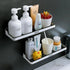 JAYA Bathroom Shelf Rack Plastic Storage Organizer Shower Shelf Unit Over the Sink Rack Toilet Shelf Dishes Storage Tower Rack