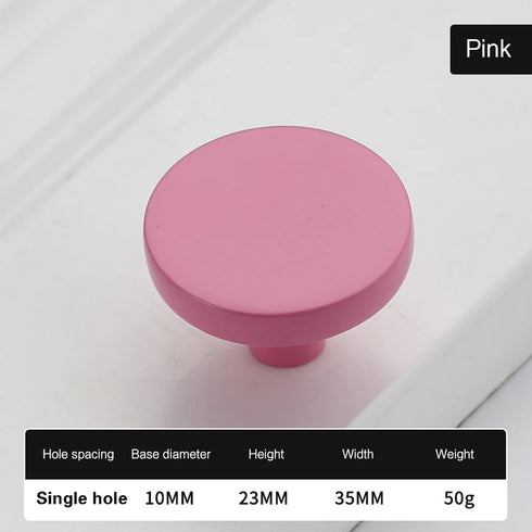 JAYA Colorful Handle Kitchen Furniture Hardware Modern Door Knob Bedroom Closet Door Knobs Furniture Door Handle