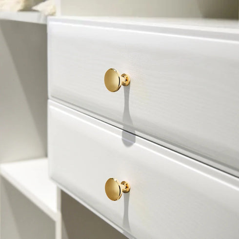 JAYA Gold Cabinet Handles Modern Brass Knobs Door Pulls Long Handles for Furniture Drawers Luxury Kitchen Hardware