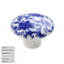 JAYA Blue and White Porcelain Cabinet Handles and Knobs Antique Bronze Drawer Pulls for Kitchen Wardrobe Cupboard Dresser