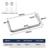 JAYA 304 Stainless Steel Industrial Handle Carbon Steel Distribution Box Equipment External Screw Handle Handle External Screw