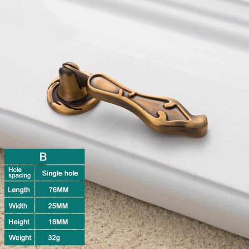 JAYA High Quality European Middle Ages Style Kitchen Zinc Alloy Antique Bronze Drawer Knob Vintage Cabinet Handle