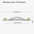 JAYA Leather Loop Cabinet Pull Handles with Brass Knobs Modern Drawer Pulls for Wardrobe Cupboard Dresser Bedroom Furniture