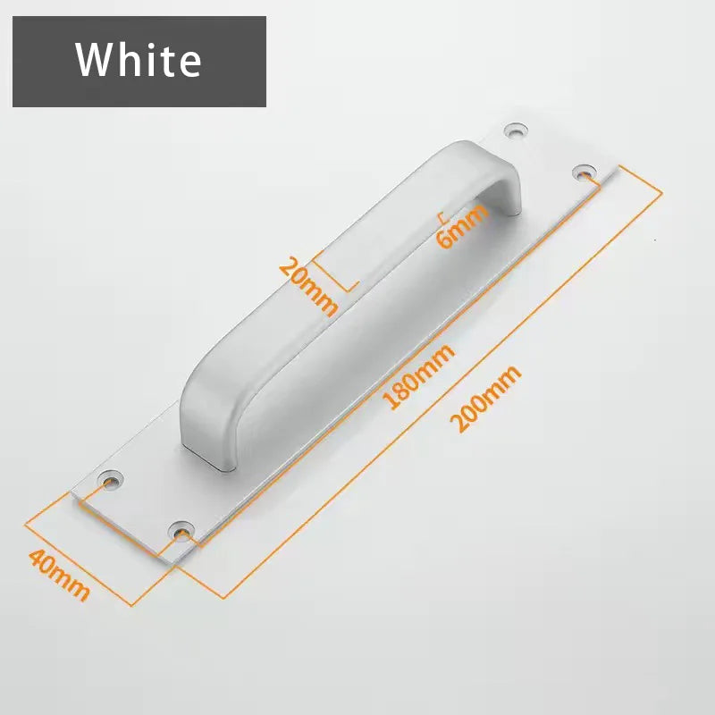 JAYA Gold Round Bar Door Pull Handles with Backplate Multiple Sizes for Barn Doors Gates Garages Sheds and Furniture