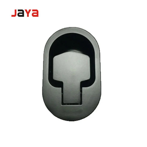 JAYA Zinc Alloy Oval Recliner Release Handle Black and Chrome Sofa Chair Couch Pull Lever Replacement Furniture Hardware Parts