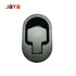 JAYA Zinc Alloy Oval Recliner Release Handle Black and Chrome Sofa Chair Couch Pull Lever Replacement Furniture Hardware Parts
