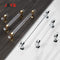 JAYA Durable Decorative Handle Hardware Acrylic Serving Tray Handles Silver Clear Acrylic Tray Handle