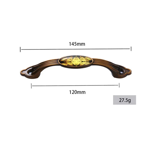 JAYA Aluminum  Alloy Cabinet Drawer Handle Note Shape Handles  Black Small Cabinet Kitchen Door  KNOB