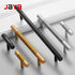 JAYA Woven Texture Cabinet T Bar Pull Handles and Knobs Modern Drawer Hardware for Kitchen Dresser Wardrobe Cupboard Furniture