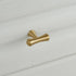 JAYA Solid Brass Cabinet Hardware Brushed Gold Bar Pull Handles T Knobs Round Knobs for Kitchen Wardrobe Dresser Furniture