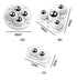 JAYA Mini Universal 4-Ball Transfer Caster with Steel Rollers and Nylon Base for Furniture Storage Boxes