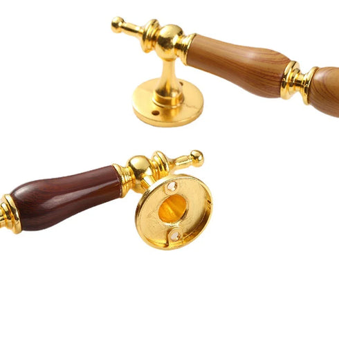 JAYA  Luxury Solid Wood Zinc Alloy Cabinet Door Wardrobe Handle Furniture Drawer Hardware Handle