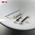 JAYA  Nordic Wind Cabinet Door Handle Zinc Alloy Black Modern Light Luxury Wardrobe Drawer Cabinet Furniture Door Handle