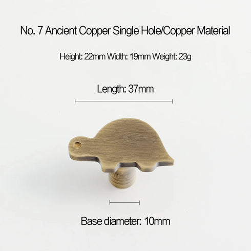 JAYA Creative Personalized French Retro Cabinet Shoe Drawer Handles Solid Brass Wall Cabinet Drawer Handles