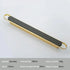 JAYA Zinc Alloy Cabinet Pull Handle Gold Frame Black Marble Effect Inlay for Wardrobe Drawer Door Furniture