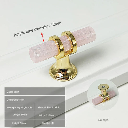 JAYA Factory Wholesale Modern Cabinet Crystal Glass Handle and Knob/cabinet Handles Kitchen Acrylic Door Handles/pull Door Knob