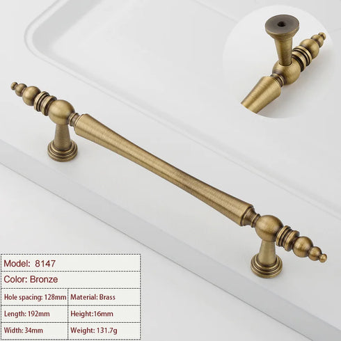 JAYA Factory Direct Sale High Quality Single Hole Drawer Cabinet  Door Handle French Light Luxury Furniture Door Handle