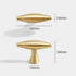 JAYA Brass Cabinet Knobs and Handles Luxury Gold Decorative Single Hole Knobs and Furniture Drawer Pulls for Kitchen Wardrobe