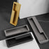 JAYA Recessed Flush Pull Handles Modern Built-in Rectangular Finger Pulls for Sliding Door Cabinet Wardrobe Drawer Furniture