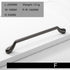 JAYA  Modern minimalist zinc alloy black wardrobe door handle golden drawer cabinet handle