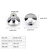 JAYA Furniture Hardware Modern Simple Semicircular Silver Pulls Wardrobe Door Knobs Zinc Alloy Handle