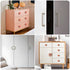 JAYA Modern Colorful Zinc Alloy Half Moon Cabinet Handles and Round Knobs for Kitchen Wardrobe Drawer Furniture