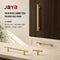 JAYA Solid Brass Cabinet Pull Handle Gold Wardrobe Drawer Door Handle for Kitchen Dresser and Furniture