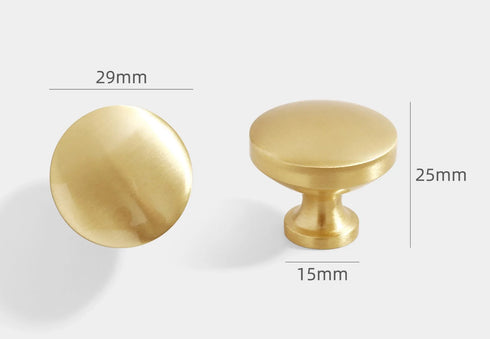 JAYA 2024 High Quality Single Brass Handle Hardware Door Knobs Brass Cabinet Handles