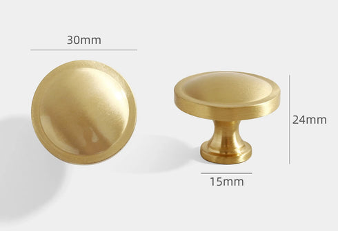 JAYA 2024 High Quality Single Brass Handle Hardware Door Knobs Brass Cabinet Handles
