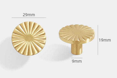 JAYA 2024 High Quality Single Brass Handle Hardware Door Knobs Brass Cabinet Handles