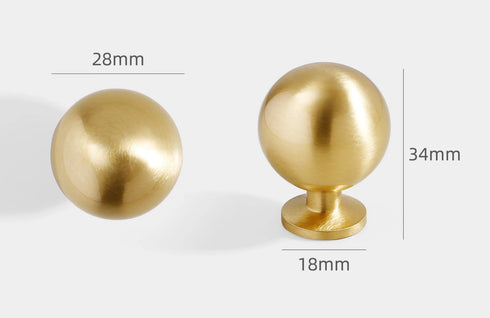 JAYA 2024 High Quality Single Brass Handle Hardware Door Knobs Brass Cabinet Handles