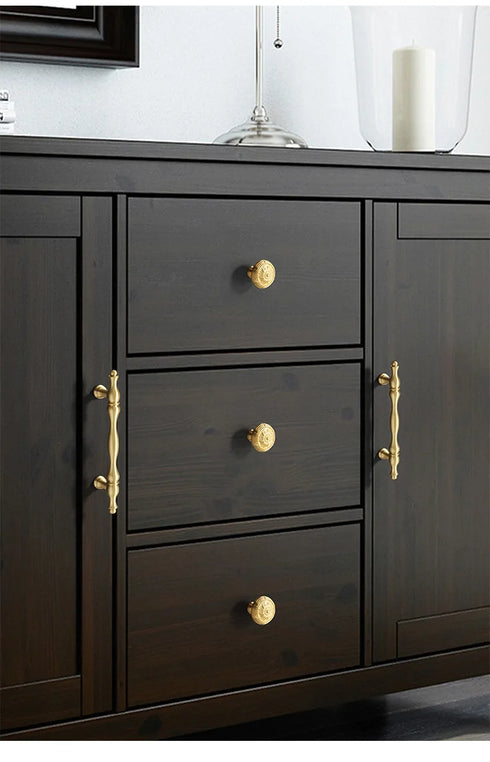 JAYA 2024 High Quality Single Brass Handle Hardware Door Knobs Brass Cabinet Handles