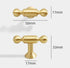 JAYA 2024 High Quality Single Brass Handle Hardware Door Knobs Brass Cabinet Handles