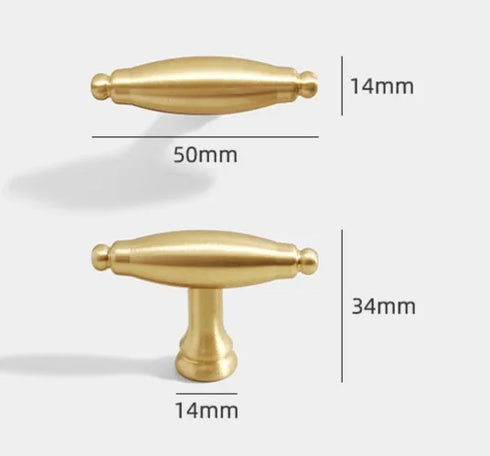 JAYA 2024 High Quality Single Brass Handle Hardware Door Knobs Brass Cabinet Handles