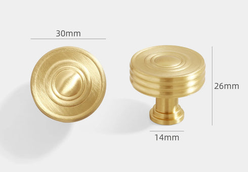 JAYA 2024 High Quality Single Brass Handle Hardware Door Knobs Brass Cabinet Handles
