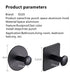 JAYA 2024 High Quality Wall Mounted Hooks for Hanging Bags  Clothes Single Hooks  No Punching Hook for Bathroom